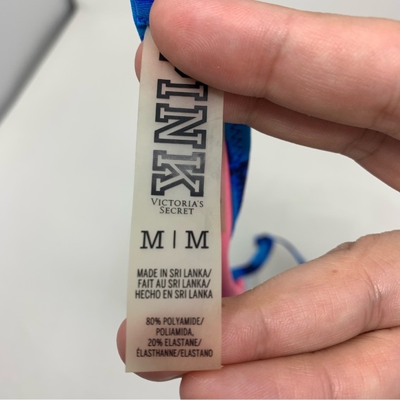 PINK VS Swim Top Blue - Picture 6 of 6